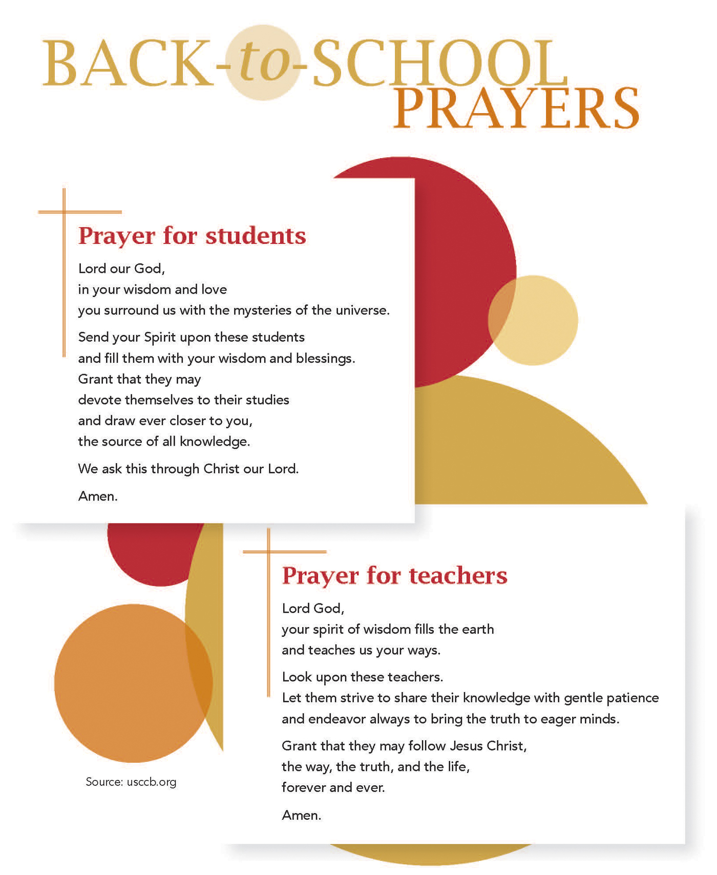 Back-To-School Prayers for the Start of the Year